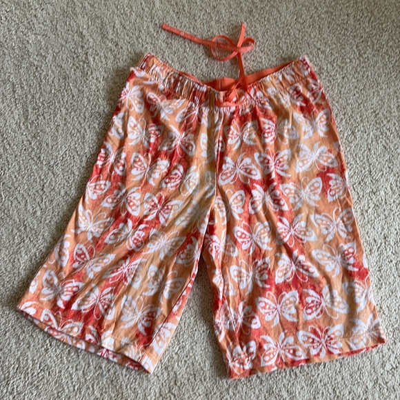 NWT Orange Lounge Shorts by HUEtopia Size Small extra soft and comfy - Picture 1 of 16